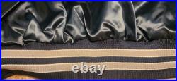Vintage Dallas Cowboys Locker Line Satin Bomber Jacket Size 2XLarge Gently Worn