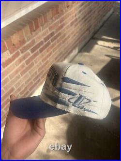 Vintage Dallas Cowboys Logo Athletic Pro Line Diamonds Snapback Hat Cap 90s NFL