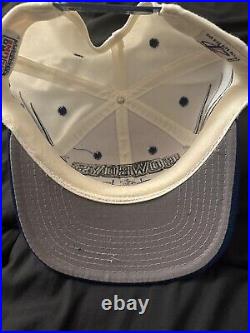 Vintage Dallas Cowboys Logo Athletic Pro Line Diamonds Snapback Hat Cap 90s NFL