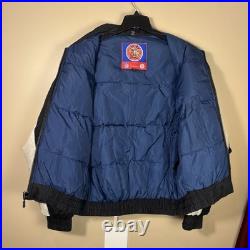 Vintage Dallas Cowboys Looney Tunes Puffer Jacket Med Goose Down Marvin Martian