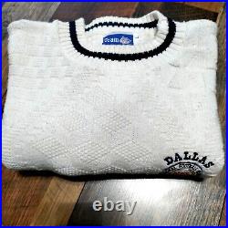 Vintage Dallas Cowboys Member Club Sweater Team NFL Made in USA Men's Large