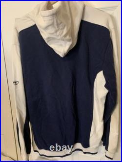 Vintage Dallas Cowboys Mens Sz L Reebok Sweatshirt Hoodie Blue