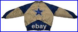 Vintage Dallas Cowboys NFL Mens Pro Player Daniel Young Puffer Jacket Large RARE