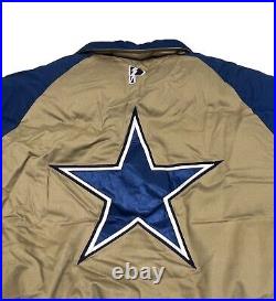 Vintage Dallas Cowboys NFL Mens Pro Player Daniel Young Puffer Jacket Large RARE