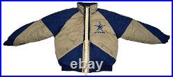 Vintage Dallas Cowboys NFL Mens Pro Player Daniel Young Puffer Jacket Large RARE