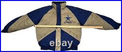 Vintage Dallas Cowboys NFL Mens Pro Player Daniel Young Puffer Jacket Large RARE