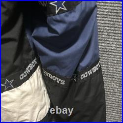 Vintage Dallas Cowboys NFL Rare Pro Player Puffer Jacket Size Large 90s