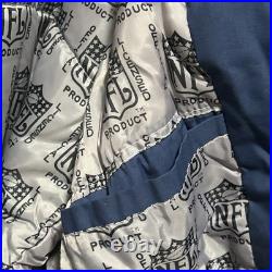 Vintage Dallas Cowboys NFL Rare Pro Player Puffer Jacket Size Large 90s