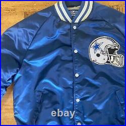 Vintage Dallas Cowboys NFL satan bomber jacket size L made in USA