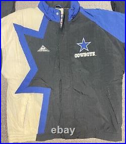 Vintage Dallas Cowboys Pro Line By Apex One Puffer Size XL NFL