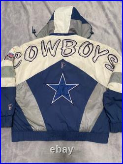 Vintage Dallas Cowboys Pro Player Jacket Size Large