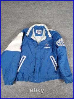 Vintage Dallas Cowboys Puffer Jacket StarterClassic Team Collection Large 90's