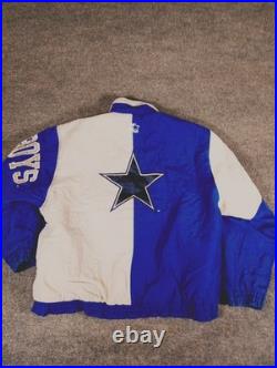 Vintage Dallas Cowboys Puffer Jacket StarterClassic Team Collection Large 90's