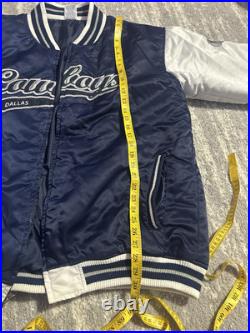 Vintage Dallas Cowboys Satin Bomber Jacket Mens Sz Large NFL 90's Fan Apparel Vintage Dallas Cowboys Satin Bomber Jacket Mens Sz Large NFL 90's Fan Apparel