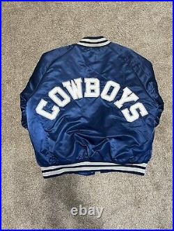 Vintage Dallas Cowboys Satin Jacket » Dallas Cowboys Used