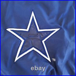 Vintage Dallas Cowboys Shark Tooth Windbreaker Jacket NFL Team Apparel Lined