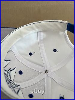Vintage Dallas Cowboys Sharktooth Snapback Hap Cap Logo 7 Athletic Twill Cleaned