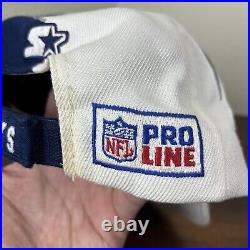 Vintage Dallas Cowboys Shockwave Starter Slasher SnapBack NFL PRO LINE Hat Cap