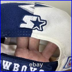 Vintage Dallas Cowboys Shockwave Starter Slasher SnapBack NFL PRO LINE Hat Cap