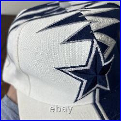 Vintage Dallas Cowboys Shockwave Starter Slasher SnapBack NFL PRO LINE Hat Cap