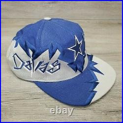 Vintage Dallas Cowboys SnapBack Hat Drew Pearson RARE 90s Jagged Graffiti