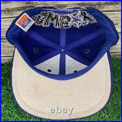 Vintage Dallas Cowboys Snapback Hat Cap Blue Graffiti Blockhead Drew Pearson 90s
