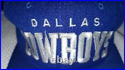Vintage Dallas Cowboys Starter Cap 100% Wool Snapback NFL Hat Cap Blue Silver