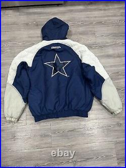 Vintage Dallas Cowboys Starter Jacket 90's Quilted Lining XL