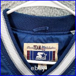 Vintage Dallas Cowboys Starter Jacket Adult Extra Large Blue 1990s Troy Aikman