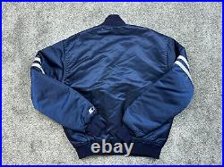 Vintage Dallas Cowboys Starter Jacket Adult Medium Blue Pro Line Satin Bomber