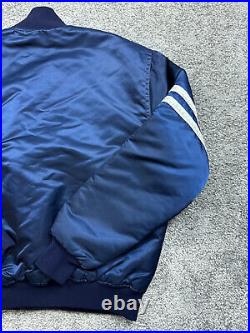 Vintage Dallas Cowboys Starter Jacket Adult Medium Blue Pro Line Satin Bomber