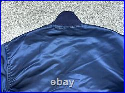 Vintage Dallas Cowboys Starter Jacket Adult Medium Blue Pro Line Satin Bomber