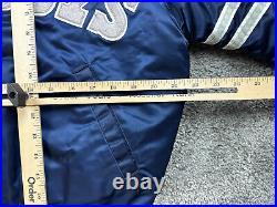 Vintage Dallas Cowboys Starter Jacket Adult Medium Blue Pro Line Satin Bomber
