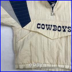Vintage Dallas Cowboys Starter Puffer Jacket Size XS 90s NFL