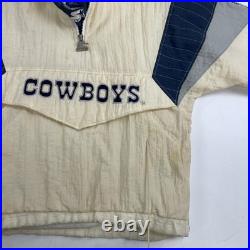 Vintage Dallas Cowboys Starter Puffer Jacket Size XS 90s NFL