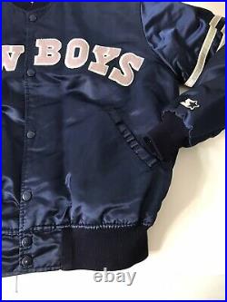 Vintage Dallas Cowboys Starter Satin Bomber Jacket? Excellent Condition? SZ L