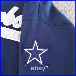 Vintage Dallas Cowboys Starter Script Sweater Snap Back Hat NFL Team Apparel