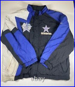 Vintage Dallas Cowboys Super Bowl 1993 Pro Line By Apex One Puffer Size XL NFL