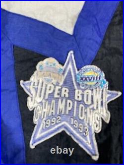 Vintage Dallas Cowboys Super Bowl 1993 Pro Line By Apex One Puffer Size XL NFL