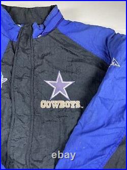 Vintage Dallas Cowboys Super Bowl 1993 Pro Line By Apex One Puffer Size XL NFL