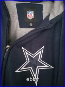 Vintage Dallas Cowboys Super Bowl Champions Hooded Jacket G3 Size L