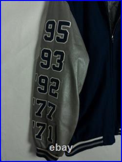 Vintage Dallas Cowboys Super Bowl Champions Wool Leather Varsity Jacket NFL XXL