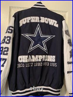 Vintage Dallas Cowboys Super Bowl Jacket, Large