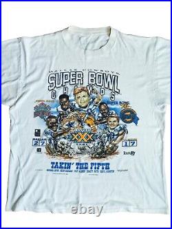Vintage Dallas Cowboys Super Bowl Takin' The Fifth 1996 T-shirt NFL size XL