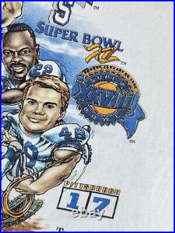 Vintage Dallas Cowboys Super Bowl Takin' The Fifth 1996 T-shirt NFL size XL