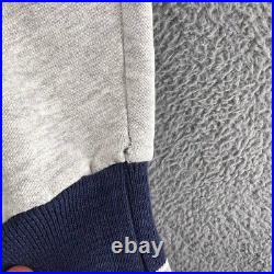 Vintage Dallas Cowboys Sweatshirt Men's Large Gray Big Spellout Embroidered 90s