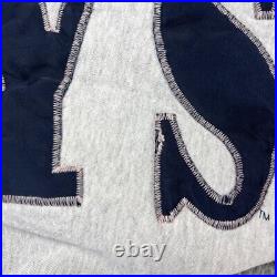 Vintage Dallas Cowboys Sweatshirt Men's Large Gray Big Spellout Embroidered 90s