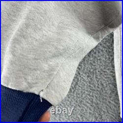 Vintage Dallas Cowboys Sweatshirt Men's Large Gray Big Spellout Embroidered 90s