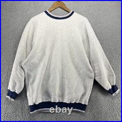 Vintage Dallas Cowboys Sweatshirt Men's Large Gray Big Spellout Embroidered 90s