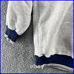 Vintage Dallas Cowboys Sweatshirt Men's Large Gray Big Spellout Embroidered 90s